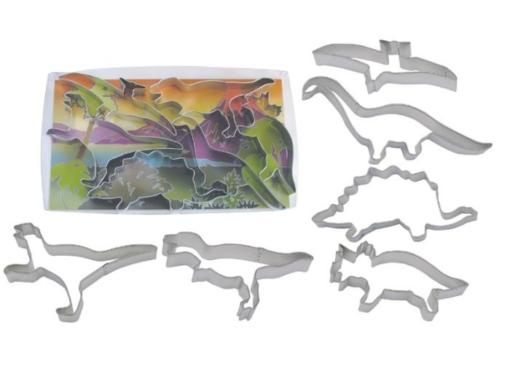 Dinosaur Set of 6 Metal Cutters
