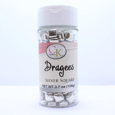 Silver Square Dragees